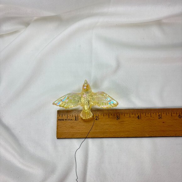 Iridescent Acrylic Birds Doves Sun Light Catcher Ornaments Set of 8 - Picture 5 of 7